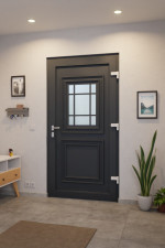 Haustür Kunststoff Premium T047 RAL 7016-RAL 7016 Stilwelt innen