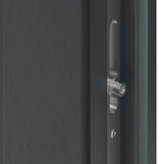 Haustür Kunststoff Premium T047 RAL 7016-RAL 7016 Detail Schließer