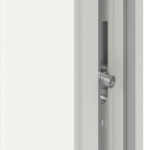 Haustür Kunststoff Premium T048 RAL 9016-RAL 9016 Detail Schließer