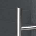 Haustür Kunststoff Premium T050 RAL 7016-RAL 9016 Detail Drücker
