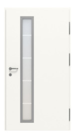 Interio Energiespar-Haustür Stahl-Alu Motiv B06 RAL 9016-RAL 9016 Frontansicht innen