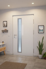 Interio Energiespar-Haustür Stahl-Alu Motiv B06 RAL 9016-RAL 9016 Stilwelt innen