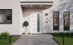 Interio Energiespar-Haustür Stahl-Alu Motiv B06 RAL 9016-RAL 9016 Stilwelt main