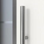Interio Energiespar-Haustür Stahl-Alu Motiv B06 RAL 9016-RAL 9016 Detail Drücker