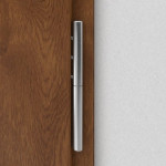 Interio Energiespar-Haustür Stahl-Alu Motiv B06 Golden Oak-Golden Oak Detail Schließer