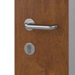 Interio Energiespar-Haustür Stahl-Alu Motiv B06 Golden Oak-Golden Oak Detail Oberfläche