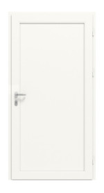 Meeth Haustür Optima 01 RAL 9016-RAL 9016 Frontansicht innen