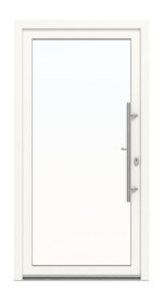 Meeth Haustür Optima 60 RAL 9016-RAL 9016 Frontansicht außen