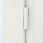 Meeth Haustür Optima 60 RAL 9016-RAL 9016 Detail Bänder