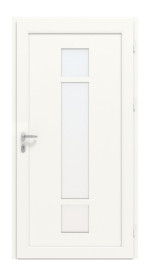 Meeth Haustür Optima Pro 102 RAL 9016-RAL 9016 Frontansicht innen