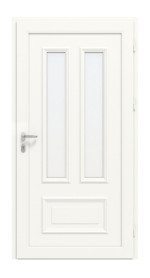 Meeth Haustür Optima Pro 105 RAL 9016-RAL 9016 Frontansicht innen