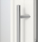 Meeth Haustür Optima Pro 105 RAL 9016-RAL 9016 Detail Drücker