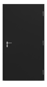 Hörmann Haustür ISOPRO IP 010 RAL 9005-RAL 9005 Frontansicht innen