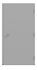 Hörmann Haustür ISOPRO IP 010 RAL 9006-RAL 9006 Frontansicht innen