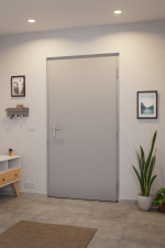Hörmann Haustür ISOPRO IP 010 RAL 9006-RAL 9006 Stilwelt innen