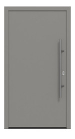 Hörmann Haustür ISOPRO IP 010 RAL 9007-RAL 9007 Frontansicht außen