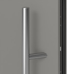 Hörmann Haustür ISOPRO IP 010 RAL 9007-RAL 9007 Detail Drücker