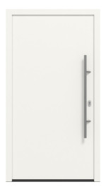 Hörmann Haustür ISOPRO IP 010 RAL 9016-RAL 9016 Frontansicht außen