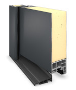 Hörmann Haustür ISOPRO IP 015 RAL 7016-RAL 7016 Detail Querschnitt