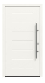 Hörmann Haustür ISOPRO IP 015 RAL 9016-RAL 9016 Frontansicht außen