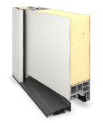 Hörmann Haustür ISOPRO IP 020 RAL 9016-RAL 9016 Detail Querschnitt