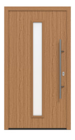 Hörmann Haustür ISOPRO IP 020 Winchester Oak-Winchester Oak Frontansicht außen