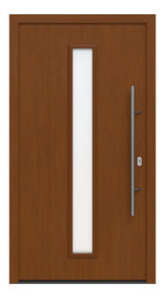 Hörmann Haustür ISOPRO IP 020 Golden Oak-Golden Oak Frontansicht außen