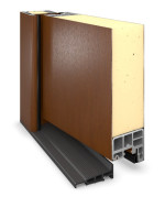 Hörmann Haustür ISOPRO IP 020 Golden Oak-Golden Oak Detail Querschnitt