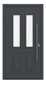 Hörmann Haustür ISOPRO IP 410 RAL 7016-RAL 7016 Frontansicht außen