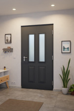 Hörmann Haustür ISOPRO IP 410 RAL 7016-RAL 7016 Stilwelt innen