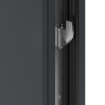 Hörmann Haustür ISOPRO IP 410 RAL 7016-RAL 7016 Detail Schließer