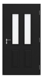 Hörmann Haustür ISOPRO IP 410 RAL 9005-RAL 9005 Frontansicht innen