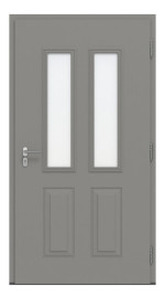 Hörmann Haustür ISOPRO IP 410 RAL 9007-RAL 9007 Frontansicht innen