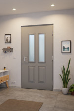 Hörmann Haustür ISOPRO IP 410 RAL 9007-RAL 9007 Stilwelt innen