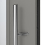Hörmann Haustür ISOPRO IP 410 RAL 9007-RAL 9007 Detail Drücker