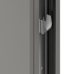 Hörmann Haustür ISOPRO IP 410 RAL 9007-RAL 9007 Detail Schließer
