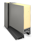Hörmann Haustür ISOPRO IP 410 RAL 9007-RAL 9007 Detail Querschnitt