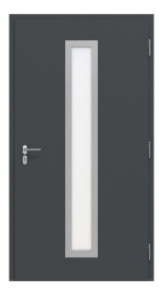 Hörmann Haustür ISOPRO IP 700 RAL 7016-RAL 7016 Frontansicht innen