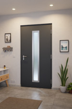 Hörmann Haustür ISOPRO IP 700 RAL 7016-RAL 7016 Stilwelt innen