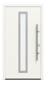 Hörmann Haustür ISOPRO IP 700 RAL 9016-RAL 9016 Frontansicht außen
