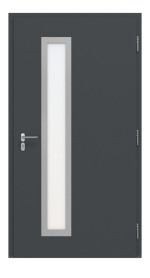 Hörmann Haustür ISOPRO IP 730 RAL 7016-RAL 7016 Frontansicht innen