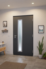 Hörmann Haustür ISOPRO IP 730 RAL 7016-RAL 7016 Stilwelt innen