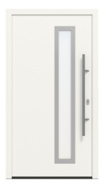 Hörmann Haustür ISOPRO IP 730 RAL 9016-RAL 9016 Frontansicht außen