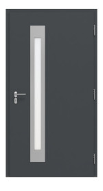 Hörmann Haustür ISOPRO IP 780 RAL 7016-RAL 7016 Frontansicht innen