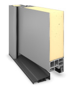 Hörmann Haustür ISOPRO IP 790 RAL 9006-RAL 9006 Detail Querschnitt