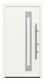 Hörmann Haustür ISOPRO IP 790 RAL 9016-RAL 9016 Frontansicht außen