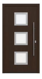 Hörmann Haustür ISOPRO IP 810 Night Oak-Night Oak Frontansicht außen