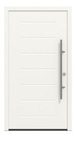 Hörmann Haustür ISOPRO Secur IPS 015 RAL 9016-RAL 9016 Frontansicht außen