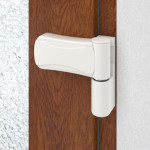 Haustür Kunststoff Premium F002 Golden Oak-Golden Oak Detail Bänder