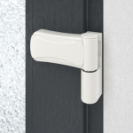 Haustür Kunststoff Premium F002 RAL 7016-RAL 7016 Detail Bänder